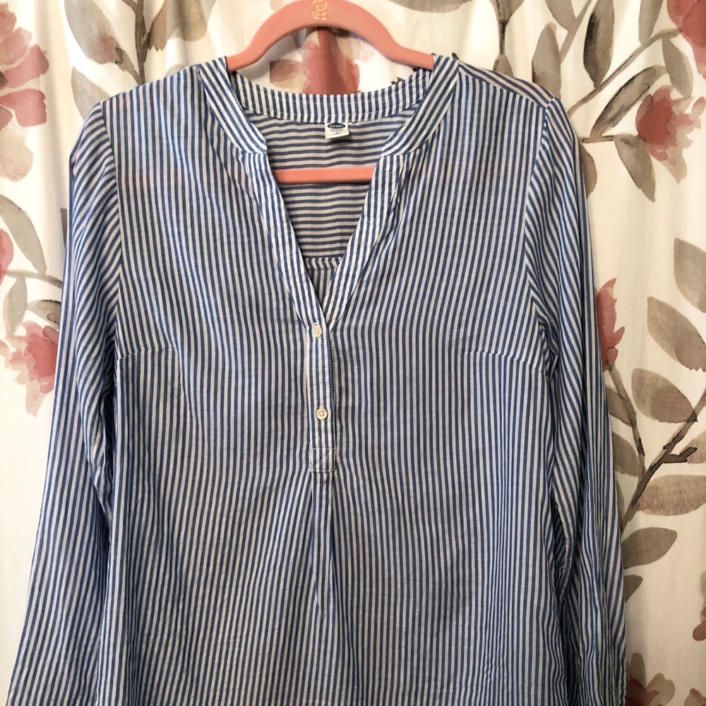 Stripped tunic blouse from old navy